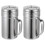 2pcs Elegant Stainless Steel Dust Prevention For General Users 4