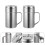 2pcs Elegant Stainless Steel Dust Prevention For General Users 6