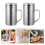 2pcs Elegant Stainless Steel Dust Prevention For General Users 8