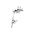 Silver Cowbell Bracket Metal For Drum Easy To Install And Use 8
