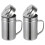 2pcs Elegant Stainless Steel Dust Prevention For General Users 10