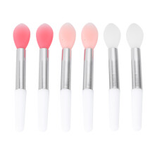 6 Pcs Silicone Applicator Brush Portable Travel Lip Lipstick Makeup