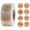 1 Rol Stickerlabels Kraftpapier Tags Stickers 9