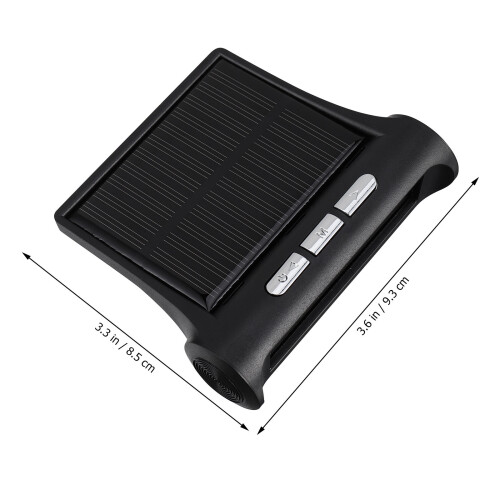 Solar Car Clock Auto Digital Watch Driving Electronic Clock Device 1