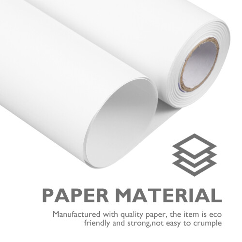1 Rol Scroll Kinderpapier Wit Blanco Ambachten 1
