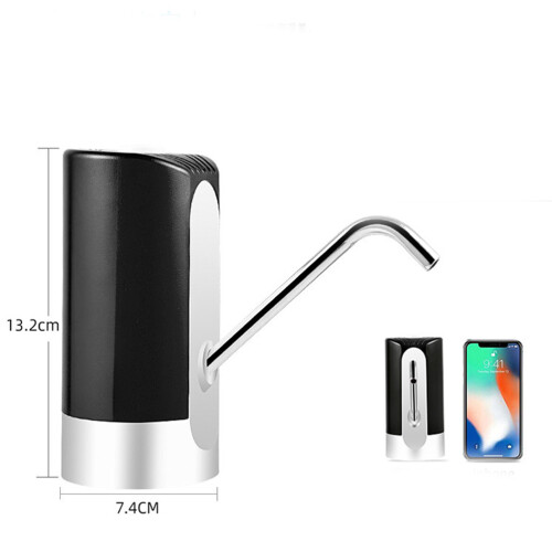 1Pc USB Charging Water Pump Durable Black Drinking Dispenser for Home