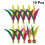 10St Elastische Shuttlecock Badminton Set Kinderspel Buiten 5