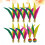 10St Elastische Shuttlecock Badminton Set Kinderspel Buiten 6