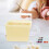 2Pcs Compact Artist Brush Cleaner Water Bucket Light Yellow Durable PP 9