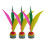 10St Elastische Shuttlecock Badminton Set Kinderspel Buiten 2
