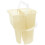 2Pcs Compact Artist Brush Cleaner Water Bucket Light Yellow Durable PP 5