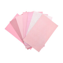 Slijtvaste Roze PU Leer Sheets Voor Handgemaakte Decoraties