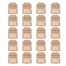 20Pcs Paper Pulp Egg Storage Holder Biodegradable Chocolate 9 Grid