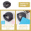 Outil De Découpe D'angle En Plastique Noir Pour Scrapbooking 9