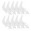10Pcs White Radiator Clothes Hooks Plastic Durable Easy Mount Home Use 7