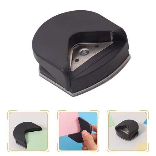 Outil De Découpe D'angle En Plastique Noir Pour Scrapbooking 1
