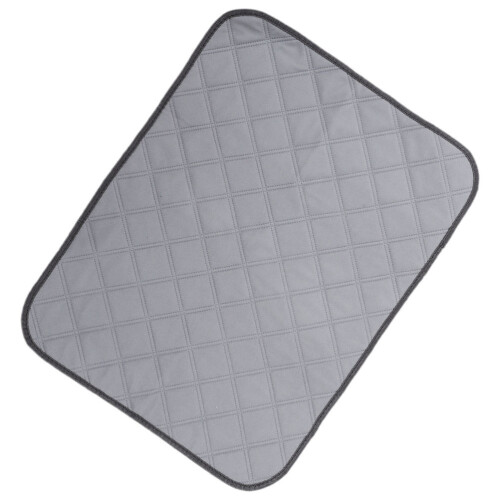 Extra Large Washable Dog Pee Pads Dark Grey Polyester Indoor Mat 2