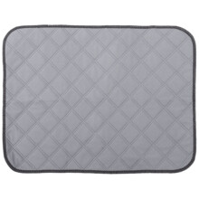 Extra Large Washable Dog Pee Pads Dark Grey Polyester Indoor Mat