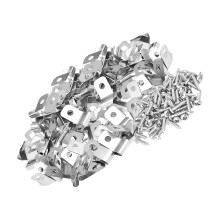 100St Stevige Aluminium Hekclips Zilver Voor Draad- En Dierkooien