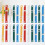 100 Stuks Plastic Bindclips Voor Opslag Van Briefpapier 9