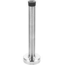 Floor Mounted Door Stopper Silver Stainless Steel 1set