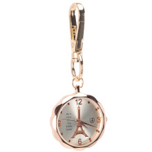 Gouden Nurse Pocket Watch Broche Met Glazen Lens Elegante Clip