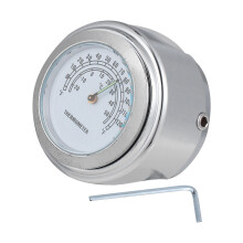 Thermometer Motor Accessoire Stuur Meter Silver Aluminium