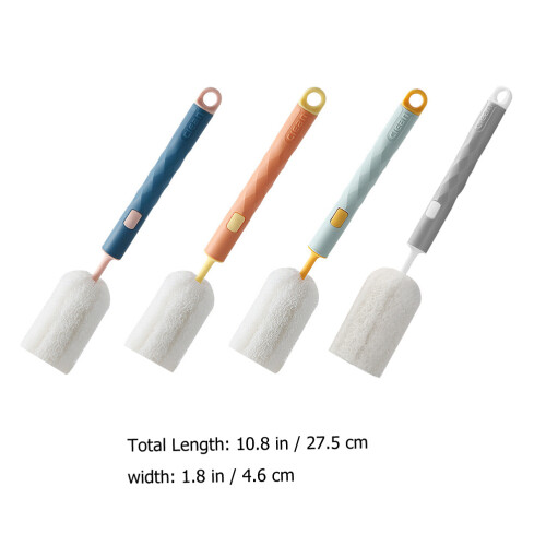 4Pièces Brosse Multiusage En PP Avec Long Coloré 1