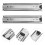 Raindrops  2 Pcs Hole-Free Bracket Anti-Slip Strap Drawer Track 10