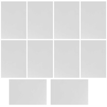 10St Wit Ps Krimpfolie Voor DIY Decoraties Sterk En Snijbaar