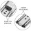 Raindrops  2 Pcs Hole-Free Bracket Anti-Slip Strap Drawer Track 7