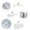 Thermometer Motor Accessoire Stuur Meter Silver Aluminium 6