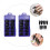 200Stk Extra Lange Coffin Nail Tips Schwarz Kunststoff 10
