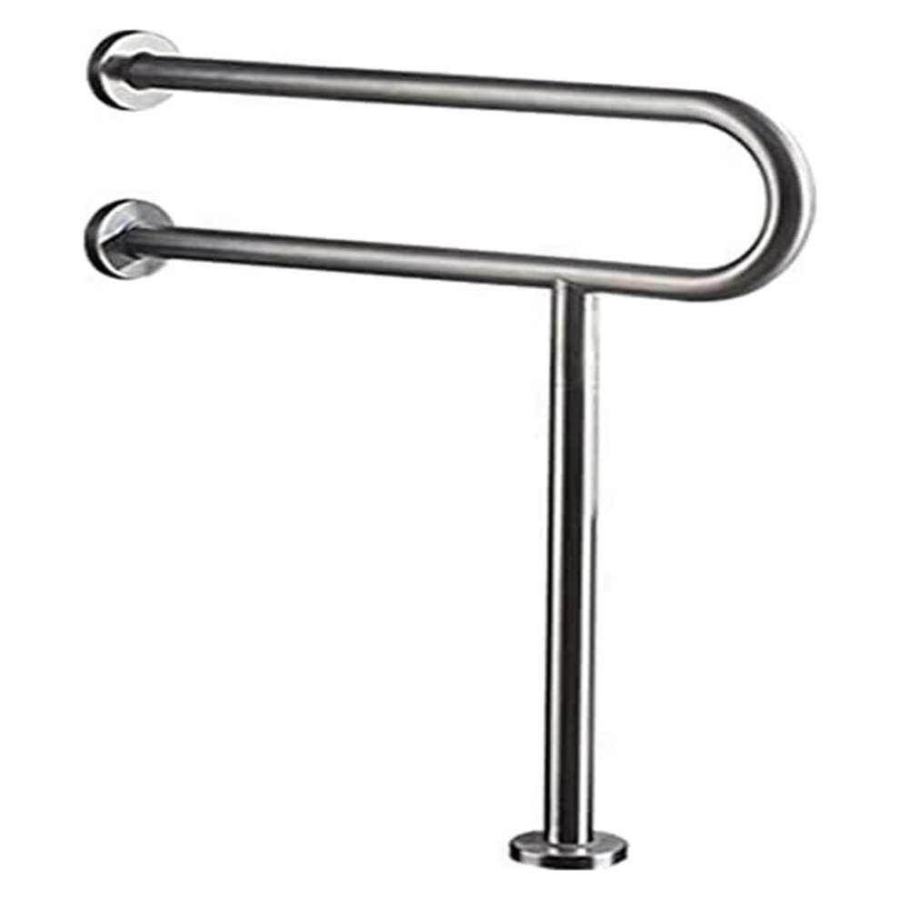 Grab Bars UShaped Stainless Steel Bathroom Safety Rail with AntiSlip Grip for Toilet Support