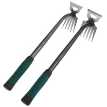 2pcs Long Handle Weeding Tool and Garden Hoe for Easy Weed Removal and Versatile Gardening Use