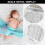 Baby Height Measuring Mat with Fixed Head Positioner, Foldable Washable Infant Growth Chart 5