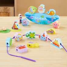 Undersea World Wooden Stacking Toys Balance Block Game