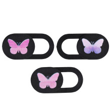 3St Privacy Camera Cover ABS Plakbaar Voor Computer Webcam Zwart