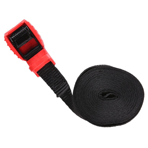 Zwart Auto Lashing Strap Zinklegering Polyester Buiten Gebruik