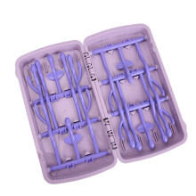 1St Babyflesdroger in Violet Met Stevige Houder En Accessoiresplaten
