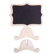 14Stk Mini Kreidetafeln Mit Holzständer Schwarz Für Hochzeit & Party
