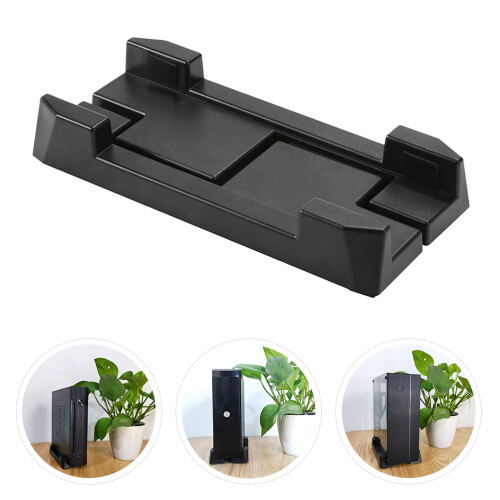 Chassis Füße Stand Fall Rack Halter Computer Regal Abs Schwarz 2