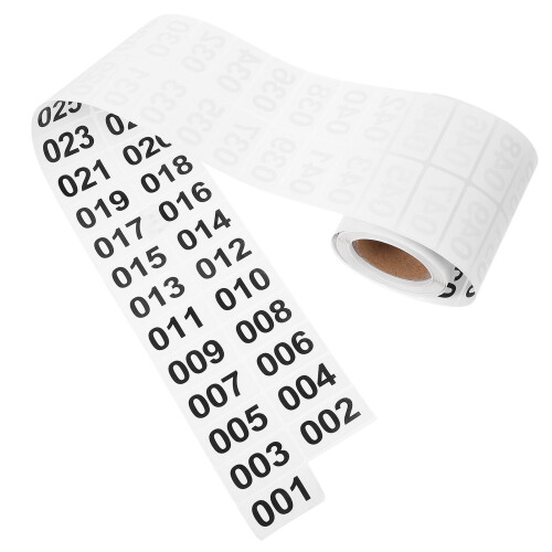 1 Rolle Aufkleber Nummer Pasters Warehouse Label 2