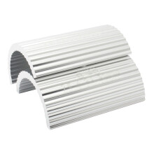 2Stk Aluminium Lenkeradapter Fahrrad Handlebar Shim Silber Langlebig