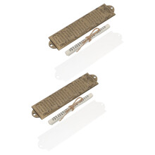 2Sets Goldfarbene Metall Mezuzah Dekoration Religiöses Türornament