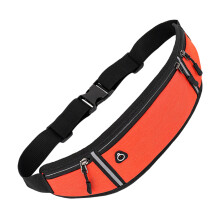 Orange Outdoor Waist Bag Oxford Stoff Wasserdicht Unisex Sport