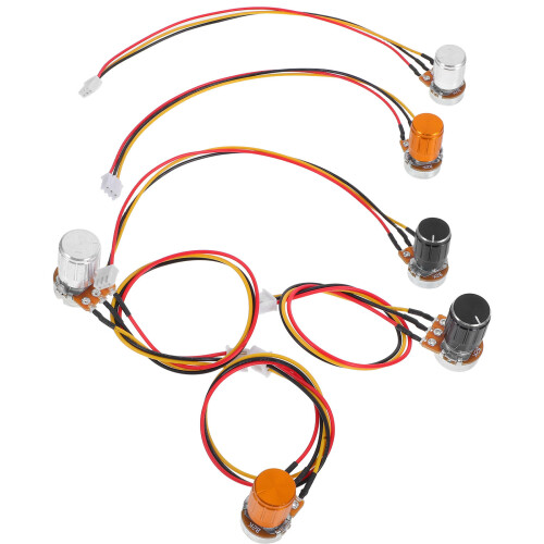 3er Set Knopf Potentiometer Schiebepotentiometer Eisen