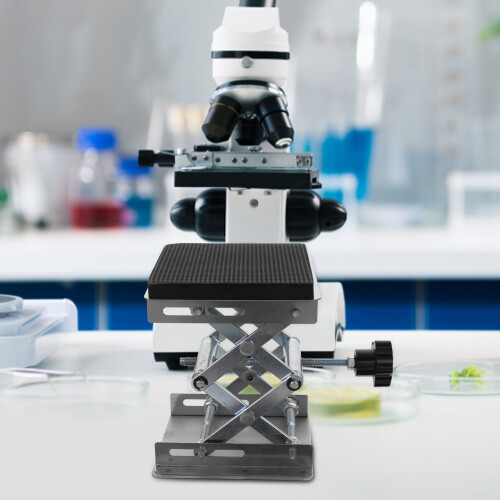 Rvs Lab Mini Schaarlift Platform Verstelbaar Zwart Duurzaam 1