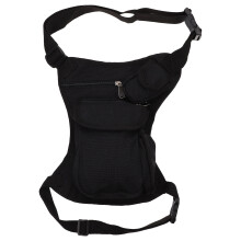 Robuste Canvas Hüft Tasche Schwarz Für Outdoor Aktivitäten