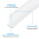 Waterstrip Wastafel Opvouwbaar Siliconenrubber Wit 7